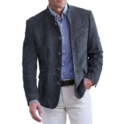 Elegant Suede Jacket voor mannen