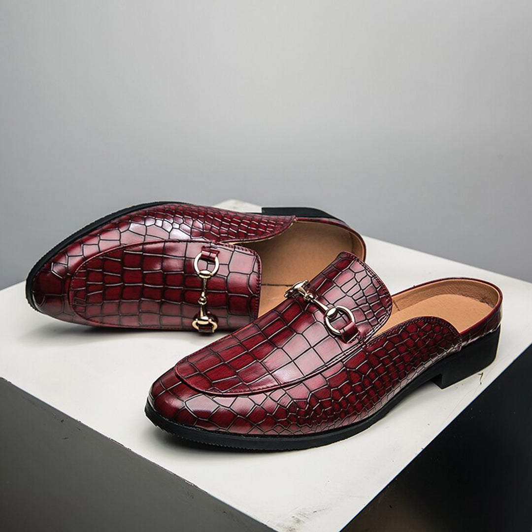 Stijlvolle loafers met open achterkant